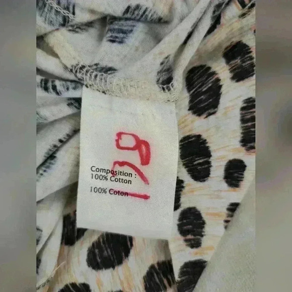 3.1 Phillip Lim Tiered Ruffle Mini Dress Cheetah Print Cotton Jersey Size S - Picture 7 of 11